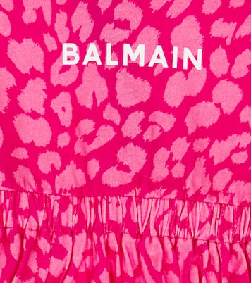 Baby Kleid aus Baumwolle | Balmain Kids