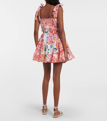 Bedruckter Minirock Clara aus Baumwolle | Poupette St Barth