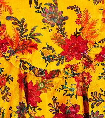 Ginger Tier floral cotton dress | Zimmermann Kids