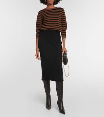 Bleistiftrock aus Kaschmir | Jardin des Orangers