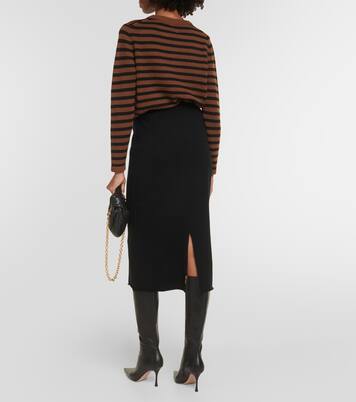 Bleistiftrock aus Kaschmir | Jardin des Orangers