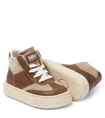 Suede sneaker boots | MM6 Maison Margiela Kids