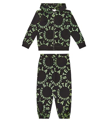 Ensemble de survêtement en coton à logo | Stella McCartney Kids