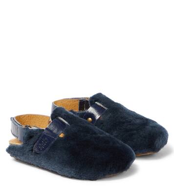 Lucio slingback shearling clogs | PèPè