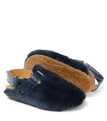 Lucio slingback shearling clogs | PèPè