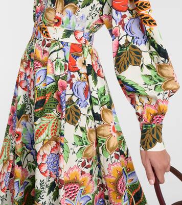 Robe chemise midi en coton | Etro