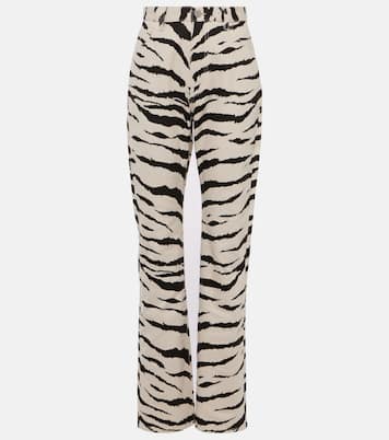 Zebra-print jeans | Alaïa
