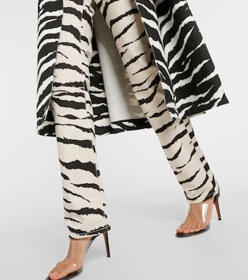 Zebra-print jeans | Alaïa