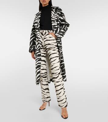 Zebra-print jeans | Alaïa