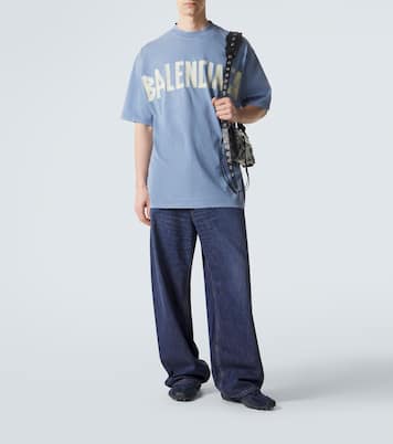 T-shirt Tape Type en jersey de coton | Balenciaga
