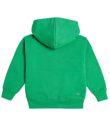 Logo cotton jersey hoodie | Amiri Kids