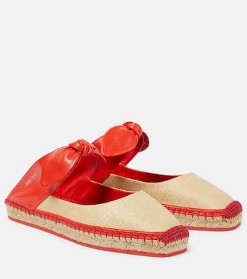 Reka leather and raffia espadrilles | Jimmy Choo