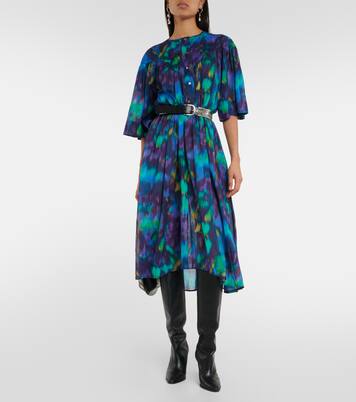 Bedrucktes Midikleid Maggy aus Baumwolle | Marant Etoile