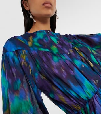 Bedrucktes Midikleid Maggy aus Baumwolle | Marant Etoile