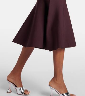 Robe midi asymétrique à encolure bardot | Roland Mouret