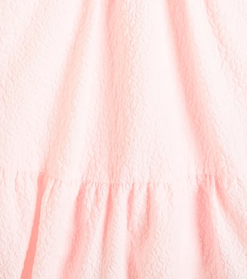 Ruffled matelassé dress | Petite Amalie  