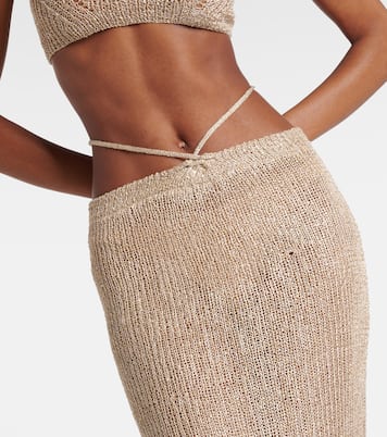 Maxirock Alma aus Häkelstrick | Bananhot