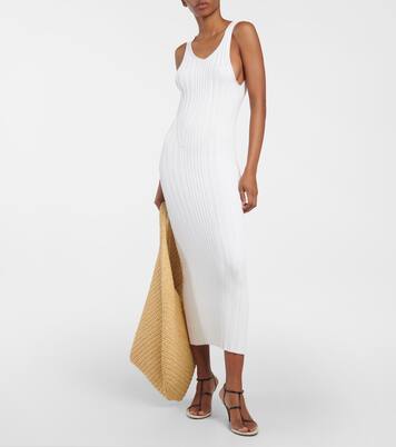 Robe midi Ottilie en coton mélangé | Khaite