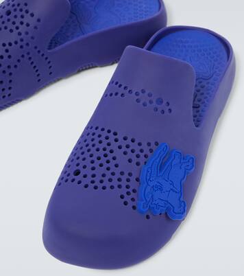 Mules en caoutchouc à logo | Burberry