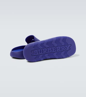 Mules en caoutchouc à logo | Burberry