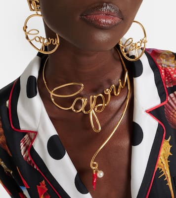 Choker Capri mit Zierperle | Dolce&Gabbana