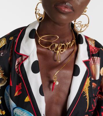 Choker Capri mit Zierperle | Dolce&Gabbana