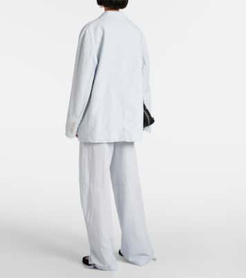 Cotton and linen blazer | Acne Studios