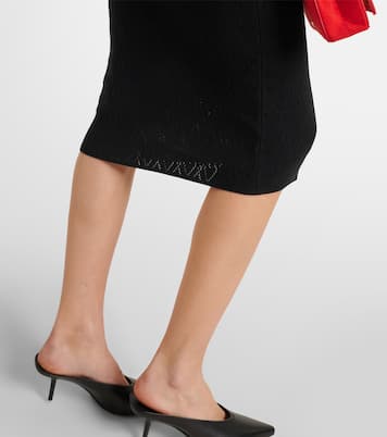 Midikleid aus Baumwolle und Wolle | Ami Paris