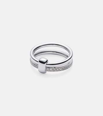 Bague Together en or blanc 18 ct et diamants | Pomellato