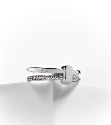 Bague Together en or blanc 18 ct et diamants | Pomellato