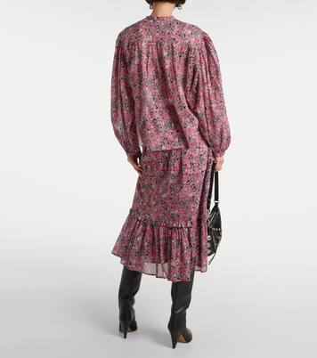 Bedruckte Bluse Salika aus Baumwoll-Voile | Marant Etoile