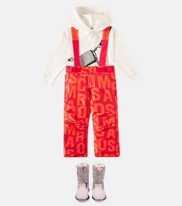 Logo printed ski salopettes | Marc Jacobs Kids