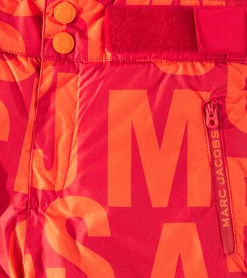 Logo printed ski salopettes | Marc Jacobs Kids