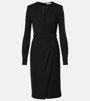 Vestido midi Virtus de jersey fruncido | Max Mara