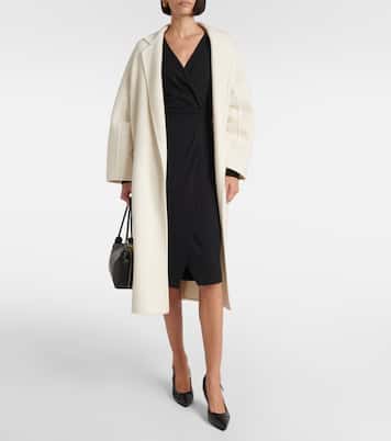 Vestido midi Virtus de jersey fruncido | Max Mara