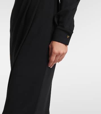 Vestido midi Virtus de jersey fruncido | Max Mara