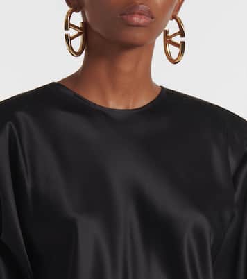 Silk satin gown | Valentino