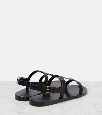 Sandalen Cassandra aus Leder | Saint Laurent