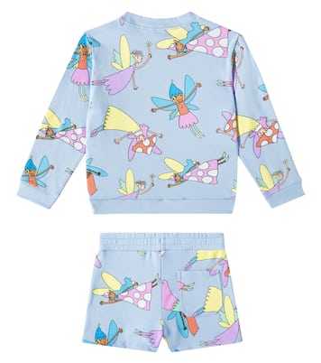 Set aus Pullover und Shorts aus Baumwolle | Stella McCartney Kids