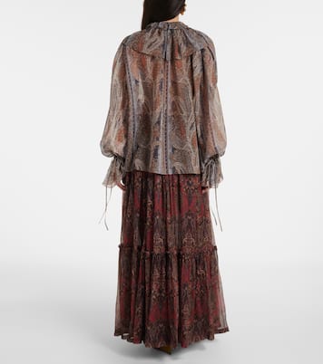 Top aus Seiden-Georgette | Saint Laurent