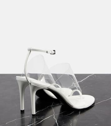 Sandalen Plexi 90 mit Leder | Alaïa