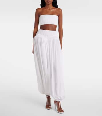 Sandalen Plexi 90 mit Leder | Alaïa