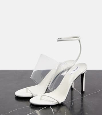 Sandalen Plexi 90 mit Leder | Alaïa