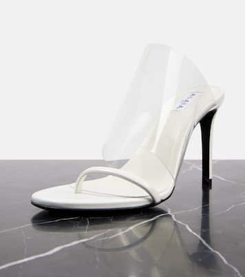 Sandalen Plexi 90 mit Leder | Alaïa