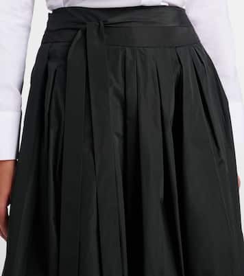 Falda larga Gea de tafetán plisada | 'S Max Mara