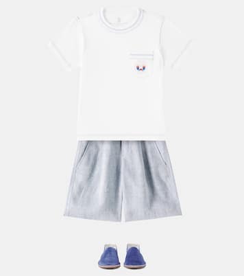 Printed cotton jersey T-shirt | Brunello Cucinelli Kids