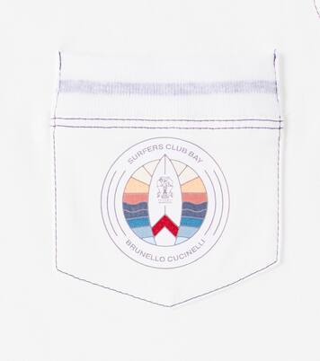 Printed cotton jersey T-shirt | Brunello Cucinelli Kids