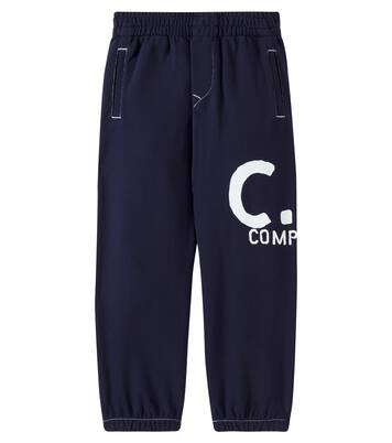 Cotton-blend fleece sweatpants | C.P. Company Kids