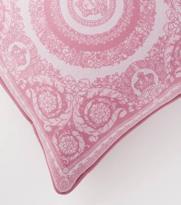 Crete de Fleur wool and cashmere cushion | Versace Home