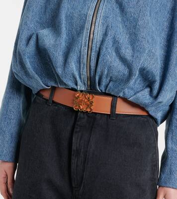 Cintura reversibile Anagram in pelle | Loewe